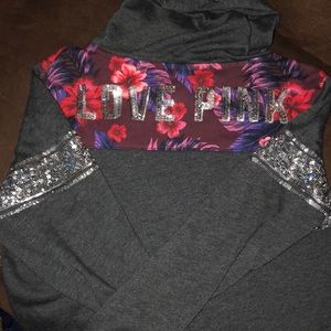 PINK Bling Full Zip Size LARGE